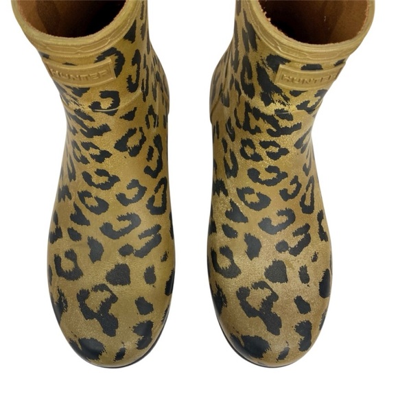 Hunter Leopard Print Boots - Picture 3 of 6